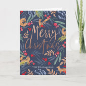 Frohe Weihnachten | Festliche Aquarellfolien und F (Vorderseite)