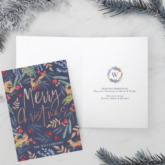 Frohe Weihnachten | Festliche Aquarellfolien und F