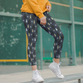 Frohe Weihnachten Festliche Bäume Schneeflocken Mu Capri Leggings