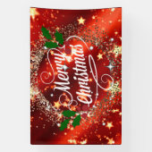 Frohe Weihnachten, festliche und verzierte, Banner (Vertikal)