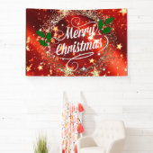 Frohe Weihnachten, festliche und verzierte, Banner (InSitu)