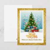 Frohe Weihnachten | Festlicher Baum & Geschenke Fe (Vorne/Hinten)