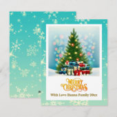 Frohe Weihnachten | Festlicher Baum & Geschenke Fe (Vorne/Hinten)