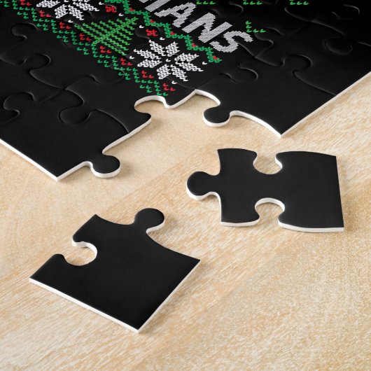 Frohe Weihnachten Filthy Humans Glatze Weihnachten Puzzle (Seite)