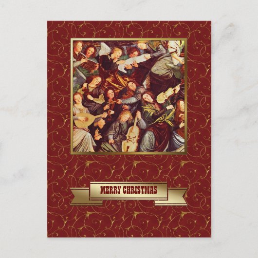 Frohe Weihnachten Fine Art Weihnachten Postkarten (Vorderseite)