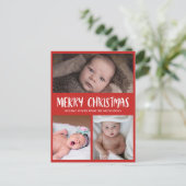 Frohe Weihnachten | First Baby Christmas Foto | Ro (Stehend Vorderseite)