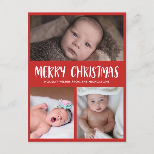 Frohe Weihnachten | First Baby Christmas Foto | Ro (Vorderseite)