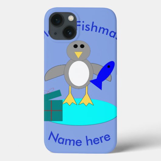 Frohe Weihnachten Fischen Pinguin iPad Mini Fall Case-Mate iPhone Hülle (Rückseite)
