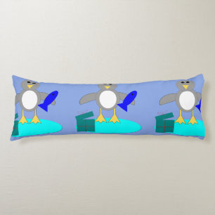 Frohe Weihnachten Fischen Pinguin Kissen