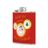 Frohe Weihnachten Flachmann (Links)