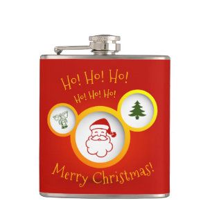 Frohe Weihnachten Flachmann
