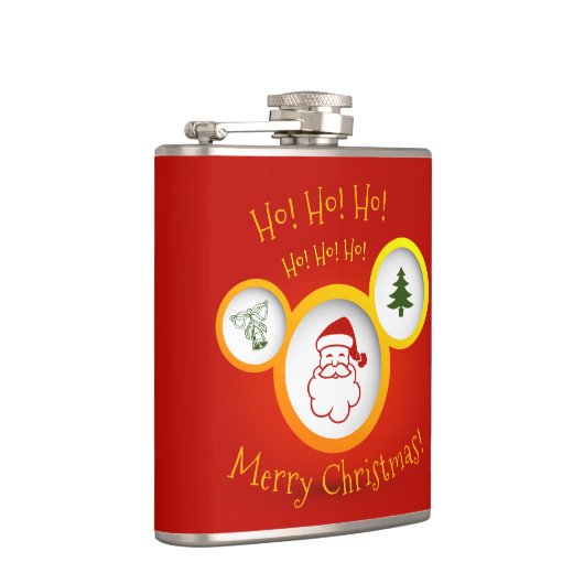 Frohe Weihnachten Flachmann (Rechts)