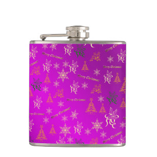 frohe Weihnachten Flachmann