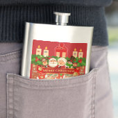 Frohe Weihnachten Flachmann (Beispiel)