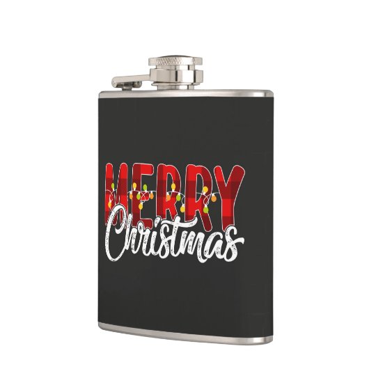 Frohe Weihnachten Flachmann (Links)