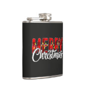 Frohe Weihnachten Flachmann (Rechts)