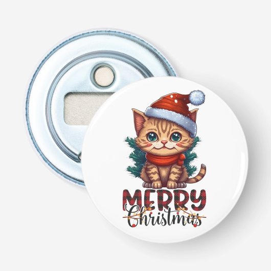 Frohe Weihnachten Flaschenöffner (Vorderseite)