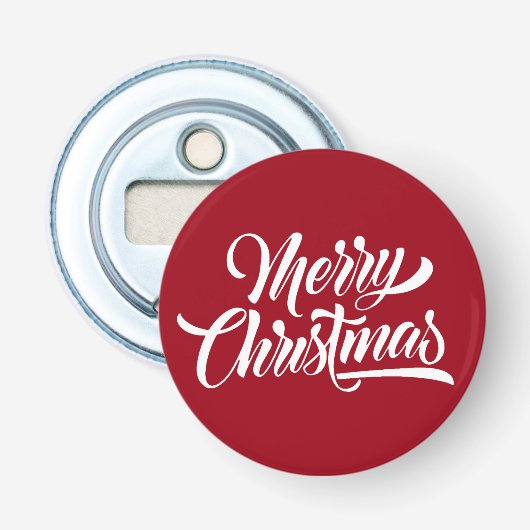 Frohe Weihnachten Flaschenöffner (Vorderseite)