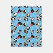 Frohe Weihnachten Fleecedecke (Vorderseite)