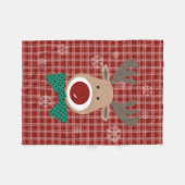 Frohe Weihnachten! Fleecedecke (Vorderseite (Horizontal))