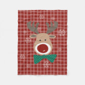 Frohe Weihnachten! Fleecedecke (Vorderseite)