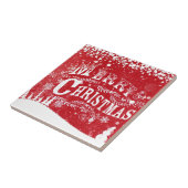 Frohe Weihnachten Fliese (Seite)