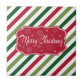 Frohe Weihnachten Fliese (Vorderseite)