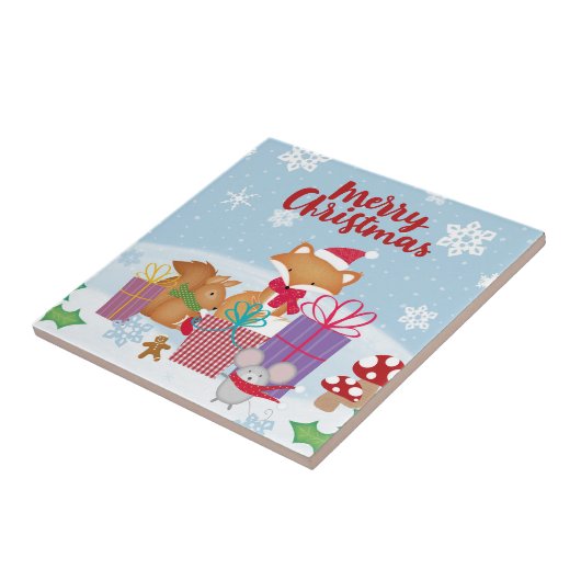 Frohe Weihnachten Fliese (Seite)