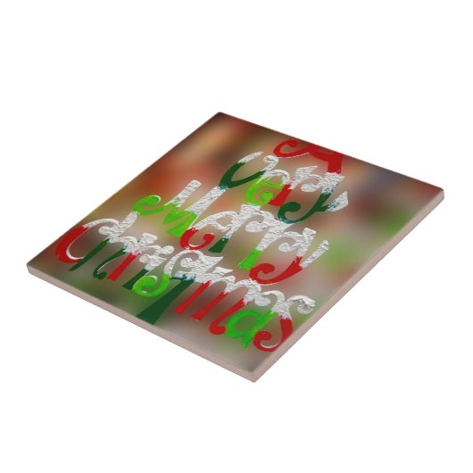 Frohe Weihnachten Fliese (Seite)