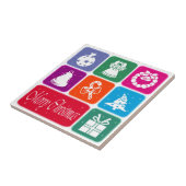 Frohe Weihnachten Fliese (Seite)