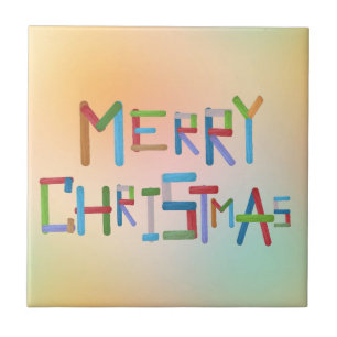 Frohe Weihnachten Fliese