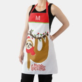 Frohe Weihnachten Flitterwochen Spaß Modern Schürze (InSitu)