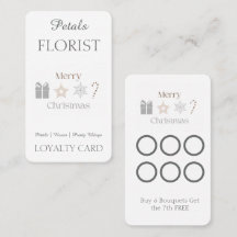 Frohe Weihnachten Florist Feiertagspackaging
