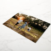 Frohe Weihnachten Folien Feiertagskarte (Gedreht)