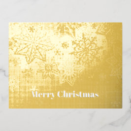 "Frohe Weihnachten" Folien Feiertagspostkarte