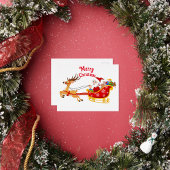 Frohe Weihnachten Folien Feiertagspostkarte