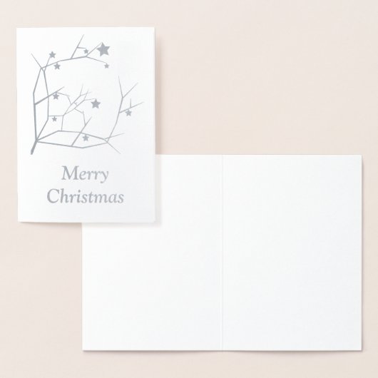 Frohe Weihnachten Folienkarte (Anzeige)