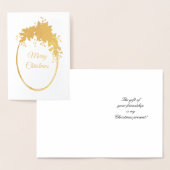 Frohe Weihnachten Folienkarte (Anzeige)