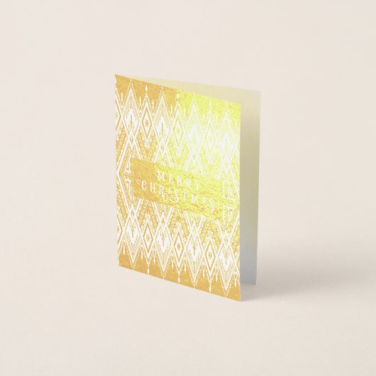 Frohe Weihnachten Folienkarte (Vorderseite)