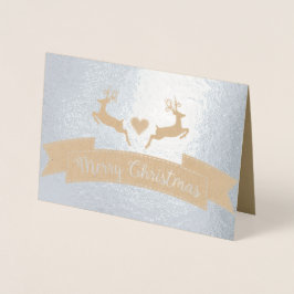 Frohe Weihnachten Folienkarte