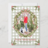 Frohe Weihnachten Foto (Vorderseite)