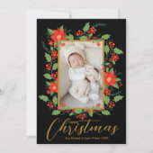 Frohe Weihnachten Foto (Vorderseite)