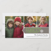 Frohe Weihnachten Foto - 3 Fotos (Vorderseite)