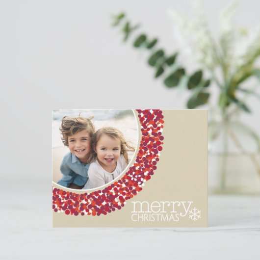 Frohe Weihnachten - Foto - Berry Kranz (Stehend Vorderseite)