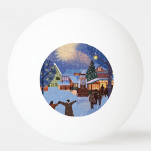Frohe Weihnachten Foto Bild Tamplate Santa Schnee Tischtennisball