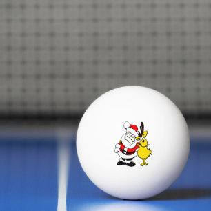 Frohe Weihnachten Foto Bild Vorlage Weihnachtsmann Tischtennisball