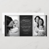 "Frohe Weihnachten", Foto Card Feiertagskarte (Vorne/Hinten)