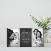 "Frohe Weihnachten", Foto Card Feiertagskarte (Stehend Vorderseite)