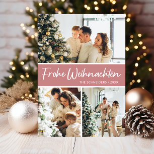 Frohe Weihnachten Foto Collage