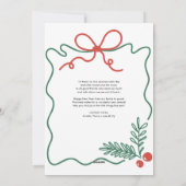 Frohe Weihnachten Foto Collage  (Rückseite)